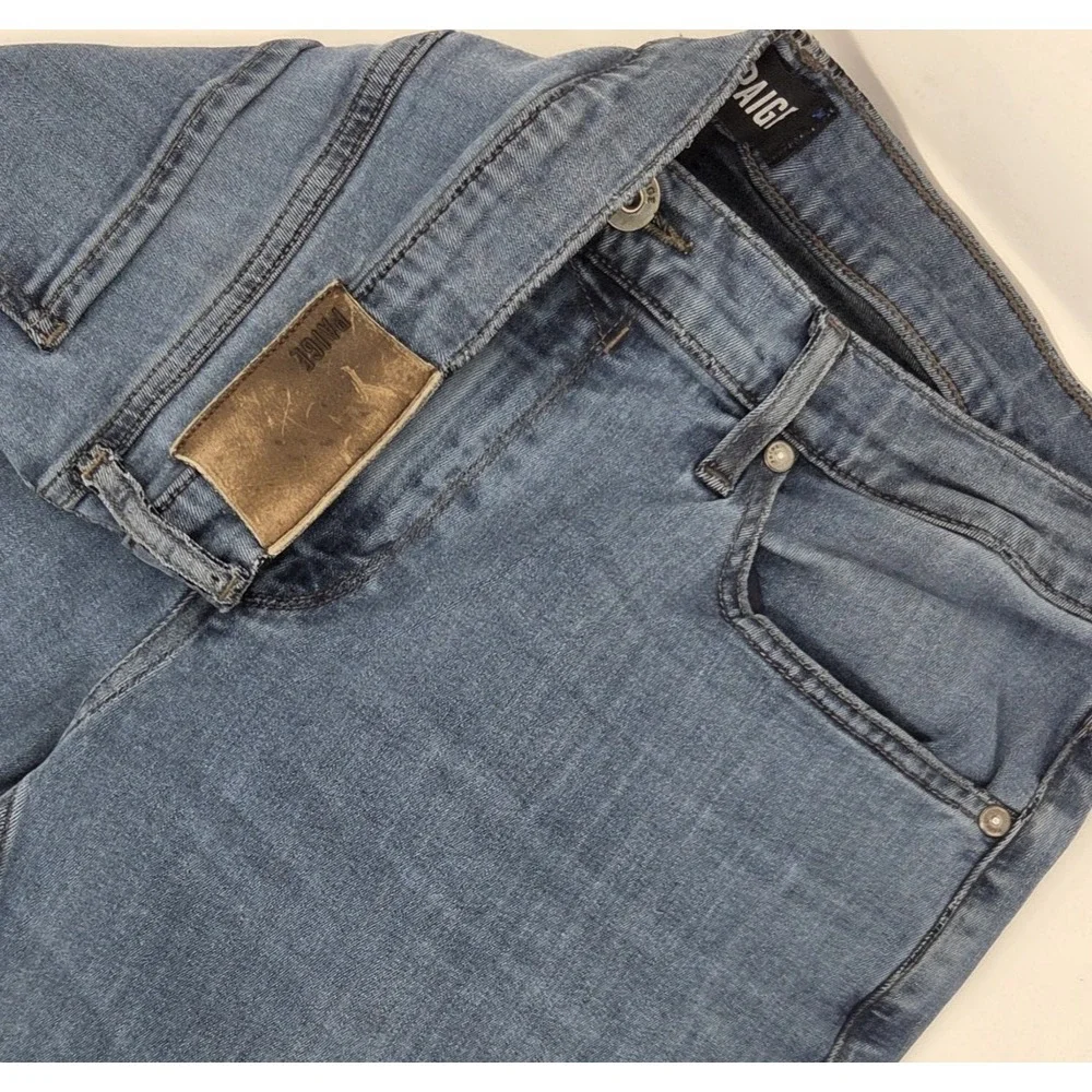 PAIGE Federal Jeans Mens 38 x32 Straight Blue Stretch Denim Rivington